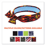 ergodyne® Chill-Its 6700CT Cooling Bandana PVA Tie Headband, One Size Fits Most, Flames, Ships in 1-3 Business Days (EGO12568) Each