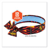 ergodyne® Chill-Its 6700CT Cooling Bandana PVA Tie Headband, One Size Fits Most, Flames, Ships in 1-3 Business Days (EGO12568) Each