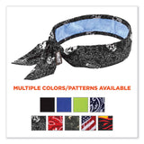 ergodyne® Chill-Its 6700CT Cooling Bandana PVA Tie Headband, One Size Fits Most, Skulls, Ships in 1-3 Business Days (EGO12569) Each