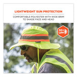 ergodyne® Chill-Its 8935MF Hi-Vis Microfiber Ranger Sun Hat, Large/X-Large, Lime, Ships in 1-3 Business Days (EGO12595) Each