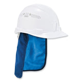 ergodyne® Chill-Its 6717CT Cooling Hard Hat Pad and Neck Shade - PVA, 12.5 x 9.75, Blue, Ships in 1-3 Business Days (EGO12596) Each