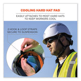 ergodyne® Chill-Its 6715CT Hard Hat Cooling Pad - PVA, 7 x 6.5, Blue, Ships in 1-3 Business Days (EGO12597) Each