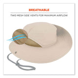 ergodyne® Chill-Its 8936 Lightweight Mesh Paneling Ranger Hat, Small/Medium, Khaki, Ships in 1-3 Business Days (EGO12598) Each