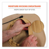 ergodyne® Chill-Its 8936 Lightweight Mesh Paneling Ranger Hat, Small/Medium, Khaki, Ships in 1-3 Business Days (EGO12598) Each