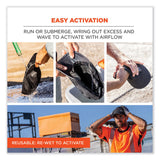 ergodyne® Chill-Its 8937 Performance Cooling Baseball Hat, One Size Fits Most, Black, Ships in 1-3 Business Days (EGO12604) Each