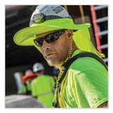 ergodyne® Chill-Its 6660 Hard Hat Brim + Neck Shade, 19.5 x 9.75, Lime, Ships in 1-3 Business Days (EGO12640) Each
