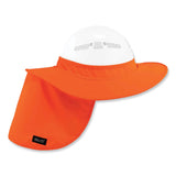 ergodyne® Chill-Its 6660 Hard Hat Brim + Neck Shade, 19.5 x 9.75, Orange, Ships in 1-3 Business Days (EGO12641) Each