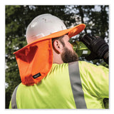 ergodyne® Chill-Its 6660 Hard Hat Brim + Neck Shade, 19.5 x 9.75, Orange, Ships in 1-3 Business Days (EGO12641) Each