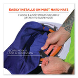 ergodyne® Chill-Its 6717FR FR Cooling Hard Hat Pad and Neck Shade, 12.5 x 9.75, Blue, Ships in 1-3 Business Days (EGO12657) Each