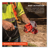 ergodyne® Chill-Its 6602MF Evaporative Microfiber Cooling Towel, 40.9 x 9.8, One Size, Microfiber, Orange, Ships in 1-3 Business Days (EGO12661) Each