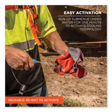 ergodyne® Chill-Its 6602MF Evaporative Microfiber Cooling Towel, 40.9 x 9.8, One Size, Microfiber, Black, Ships in 1-3 Business Days (EGO12668) Each