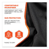 ergodyne® Chill-Its 6602MF Evaporative Microfiber Cooling Towel, 40.9 x 9.8, One Size, Microfiber, Black, Ships in 1-3 Business Days (EGO12668) Each