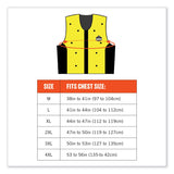 ergodyne® Chill-Its 6685 Premium Dry Evaporative Cooling Vest with Zipper, Nylon, Large, Lime, Ships in 1-3 Business Days (EGO12674) Each