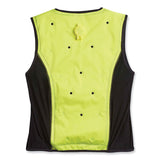ergodyne® Chill-Its 6685 Premium Dry Evaporative Cooling Vest with Zipper, Nylon, 2X-Large, Lime, Ships in 1-3 Business Days (EGO12676) Each