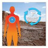 ergodyne® Chill-Its 6685 Premium Dry Evaporative Cooling Vest with Zipper, Nylon, 3X-Large, Lime, Ships in 1-3 Business Days (EGO12677) Each