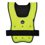 ergodyne® Chill-Its 6687 Economy Dry Evaporative Cooling Elastic Waist Vest, Nylon, Small/Medium, Lime, Ships in 1-3 Business Days (EGO12683) Each