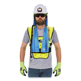 ergodyne® Chill-Its 6687 Economy Dry Evaporative Cooling Elastic Waist Vest, Nylon, Small/Medium, Lime, Ships in 1-3 Business Days (EGO12683) Each
