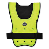 ergodyne® Chill-Its 6687 Economy Dry Evaporative Cooling Elastic Waist Vest, Nylon, Large/X-Large, Lime, Ships in 1-3 Business Days (EGO12685) Each