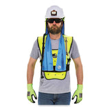 ergodyne® Chill-Its 6687 Economy Dry Evaporative Cooling Elastic Waist Vest, Nylon, Large/X-Large, Lime, Ships in 1-3 Business Days (EGO12685) Each