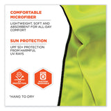 ergodyne® Chill-Its 6602MF Evaporative Microfiber Cooling Towel, 40.9 x 9.8, One Size, Microfiber, Lime, Ships in 1-3 Business Days (EGO12669) Each