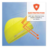 ergodyne® Chill-Its 6632 Performance Knit Cooling Skull Cap, Polyester/Spandex, One Size Fits Most, Lime, Ships in 1-3 Business Days (EGO12687) Each