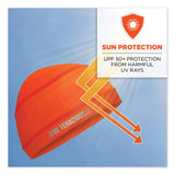 ergodyne® Chill-Its 6632 Performance Knit Cooling Skull Cap, Polyester/Spandex, One Size Fits Most, Orange, Ships in 1-3 Business Days (EGO12688) Each