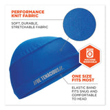 ergodyne® Chill-Its 6632 Performance Knit Cooling Skull Cap, Polyester/Spandex, One Size Fits Most, Blue, Ships in 1-3 Business Days (EGO12689) Each