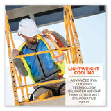 ergodyne® Chill-Its 6667 Wet Evaporative PVA Cooling Vest with Zipper, PVA, Medium, Blue, Ships in 1-3 Business Days (EGO12693) Each