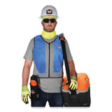 ergodyne® Chill-Its 6667 Wet Evaporative PVA Cooling Vest with Zipper, PVA, Medium, Blue, Ships in 1-3 Business Days (EGO12693) Each