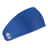 ergodyne® Chill-Its 6634 Performance Knit Cooling Headband, Polyester/Spandex, One Size Fits Most, Blue, Ships in 1-3 Business Days (EGO12701) Each