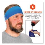 ergodyne® Chill-Its 6634 Performance Knit Cooling Headband, Polyester/Spandex, One Size Fits Most, Blue, Ships in 1-3 Business Days (EGO12701) Each