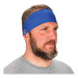 ergodyne® Chill-Its 6634 Performance Knit Cooling Headband, Polyester/Spandex, One Size Fits Most, Blue, Ships in 1-3 Business Days (EGO12701) Each