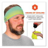 ergodyne® Chill-Its 6634 Performance Knit Cooling Headband, Polyester/Spandex, One Size Fits Most, Lime, Ships in 1-3 Business Days (EGO12703) Each