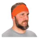 ergodyne® Chill-Its 6634 Performance Knit Cooling Headband, Polyester/Spandex, One Size Fits Most, Orange, Ships in 1-3 Business Days (EGO12704) Each