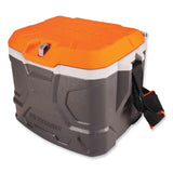 ergodyne® Chill-Its 5170 17-Quart Industrial Hard Sided Cooler, Orange/Gray, 30/Pallet, Ships in 1-3 Business Days (EGO13172) Each