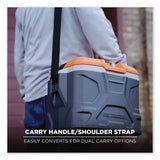 ergodyne® Chill-Its 5170 17-Quart Industrial Hard Sided Cooler, Orange/Gray, 30/Pallet, Ships in 1-3 Business Days (EGO13172) Each