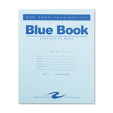 Roaring Spring® Examination Blue Book, Wide/Legal Rule, Blue Cover, (4) 8.5 x 7 Sheets (ROA77510) Each