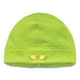 ergodyne® N-Ferno 6804 Skull Cap Winter Hat with LED Lights, One Size Fits Mosts, Lime, Ships in 1-3 Business Days (EGO16802) Each
