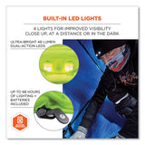 ergodyne® N-Ferno 6804 Skull Cap Winter Hat with LED Lights, One Size Fits Mosts, Lime, Ships in 1-3 Business Days (EGO16802) Each