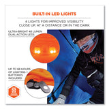 ergodyne® N-Ferno 6804 Skull Cap Winter Hat with LED Lights, One Size Fits Most, Orange, Ships in 1-3 Business Days (EGO16804) Each