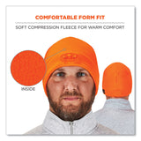 ergodyne® N-Ferno 6804 Skull Cap Winter Hat with LED Lights, One Size Fits Most, Orange, Ships in 1-3 Business Days (EGO16804) Each
