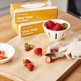 CareStock™ Exam Glove Small NonSterile Vinyl Standard Cuff Length Smooth Clear Not Rated (1230907_BX) 100/BX