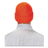 ergodyne® N-Ferno 6806 Cuffed Rib Knit Winter Hat, One Size Fits Most, Orange, Ships in 1-3 Business Days (EGO16807) Each