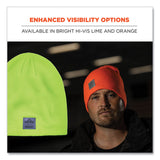 ergodyne® N-Ferno 6812 Rib Knit Beanie, One Size Fits Most, Orange, Ships in 1-3 Business Days (EGO16814) Each