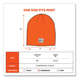 ergodyne® N-Ferno 6812 Rib Knit Beanie, One Size Fits Most, Orange, Ships in 1-3 Business Days (EGO16814) Each