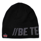 ergodyne® N-Ferno 6819BT Be Tenacious Beanie, One Size Fits Most, Charcoal, Ships in 1-3 Business Days (EGO16819BT) Each