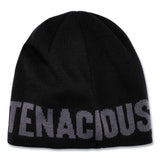 ergodyne® N-Ferno 6819BT Be Tenacious Beanie, One Size Fits Most, Charcoal, Ships in 1-3 Business Days (EGO16819BT) Each