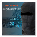 ergodyne® N-Ferno 6823 Hinged Balaclava Face Mask, Fleece, One Size Fits Most, Black, Ships in 1-3 Business Days (EGO16823) Each