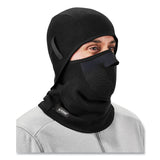 ergodyne® N-Ferno 6827 2-Piece Fleece Neoprene Balaclava Face Mask, One Size Fits Most, Black, Ships in 1-3 Business Days (EGO16827) Each