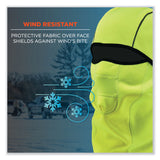 ergodyne® N-Ferno 6823 Hinged Balaclava Face Mask, Fleece, One Size Fits Most, Lime, Ships in 1-3 Business Days (EGO16834) Each